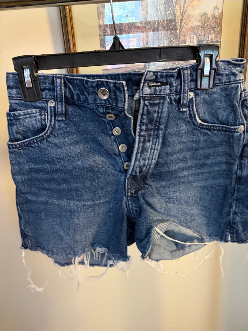 Rag & Bone Distressed Mid-Rise Shorts